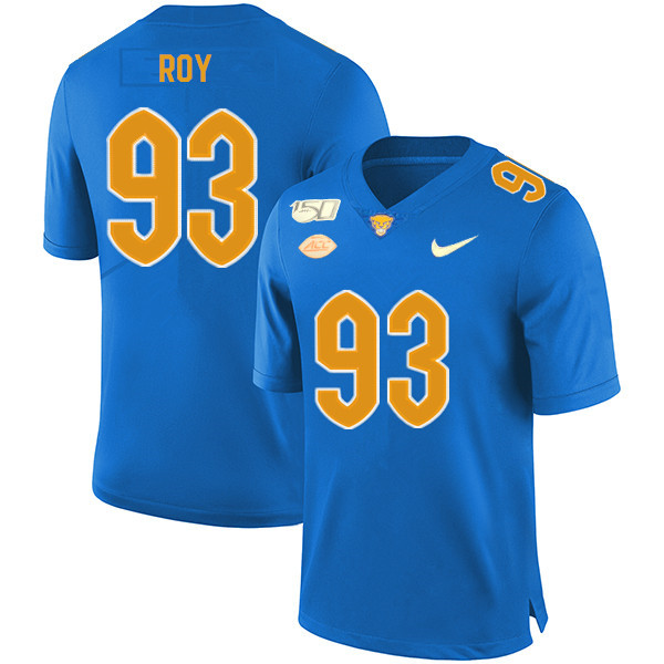 2019 Men #93 Shane Roy Pitt Panthers College Football Jerseys Sale-Royal